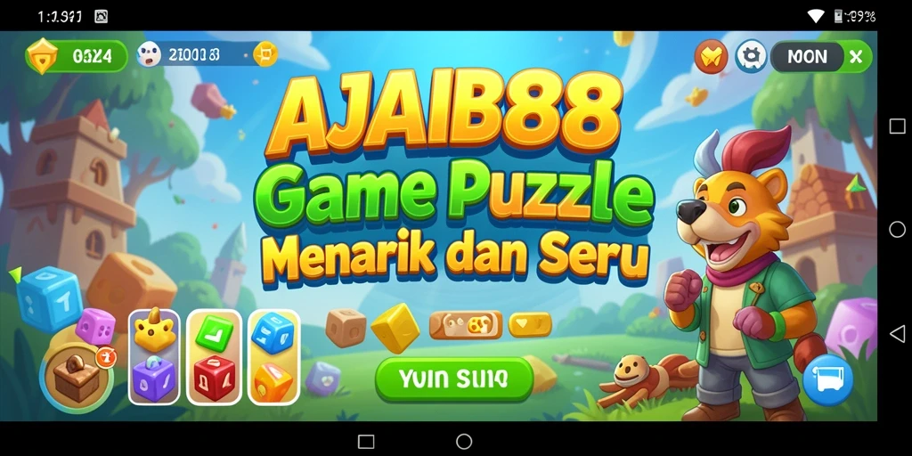 Gameplay seru dengan berbagai teka-teki yang menantang di AJAIB88.