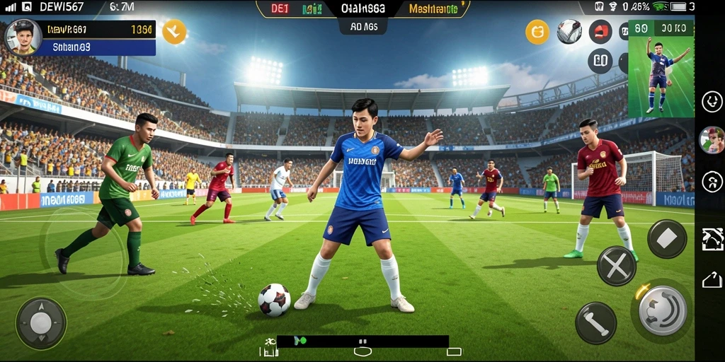 Tampilan gameplay DEWI567 yang menampilkan aksi seru dalam olahraga.