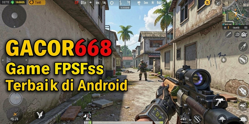 Gameplay seru dalam GACOR668 dengan aksi tembak-menembak yang intens.