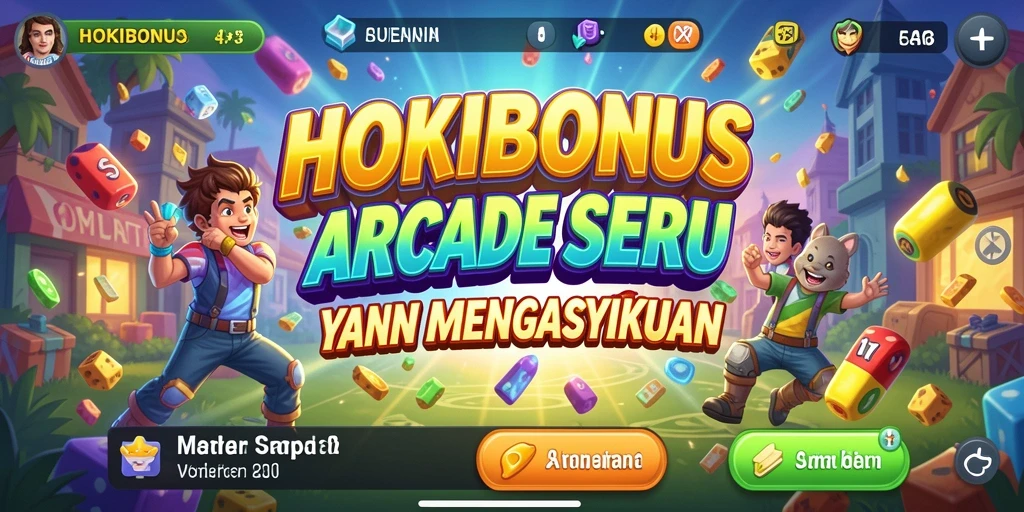Tampilan gameplay HOKIBONUS yang seru dan penuh warna.