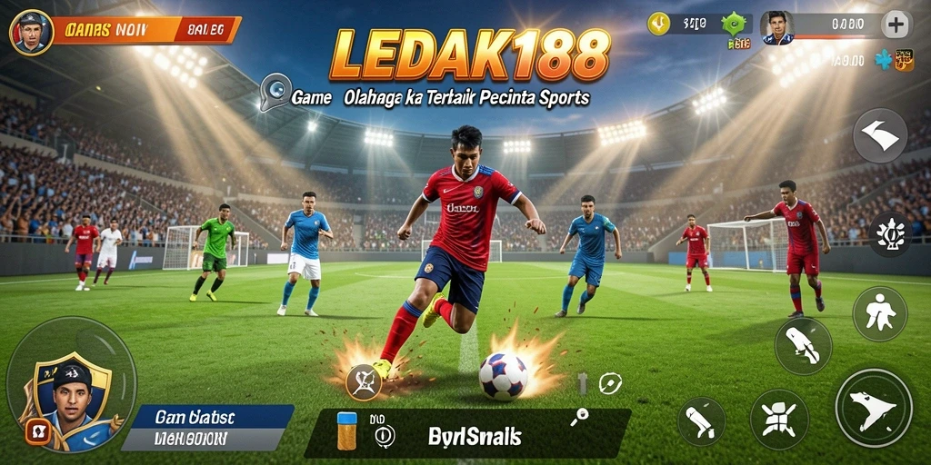 Tampilan gameplay seru dari LEDAK188 dengan berbagai cabang olahraga.