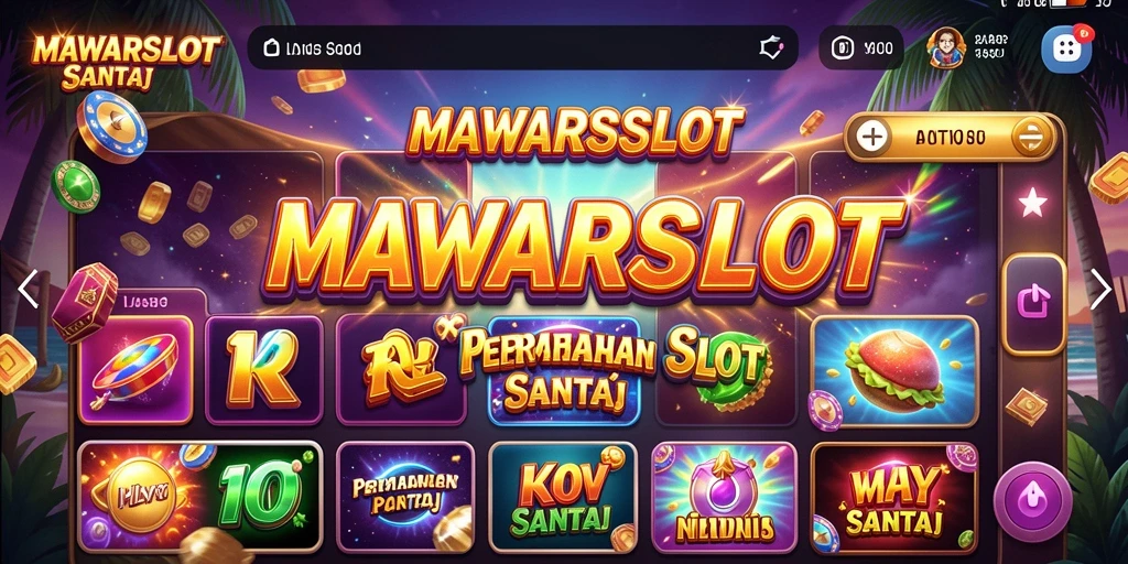 Tampilan gameplay MAWARSLOT yang menarik dan penuh warna.