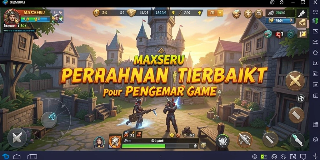 Gameplay seru dari MAXSERU dalam pertahanan menara yang menantang.