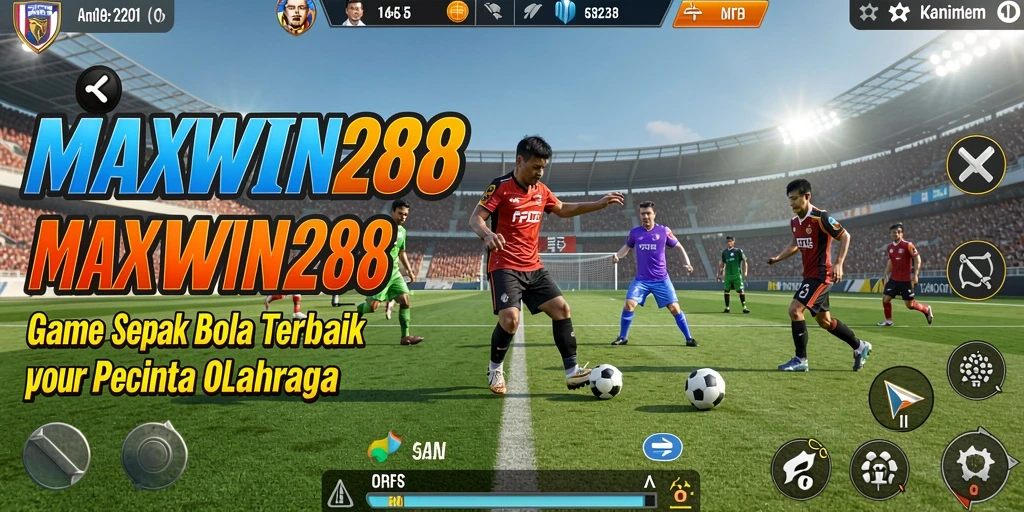 Tampilan gameplay seru di MAXWIN288 saat pertandingan berlangsung.