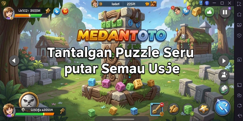Tampilan gameplay MEDANTOTO yang menarik dan penuh warna.