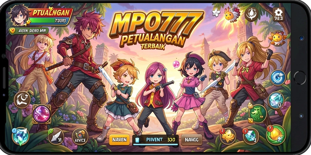Tampilan gameplay MPO777 yang menakjubkan dan penuh aksi Anime.