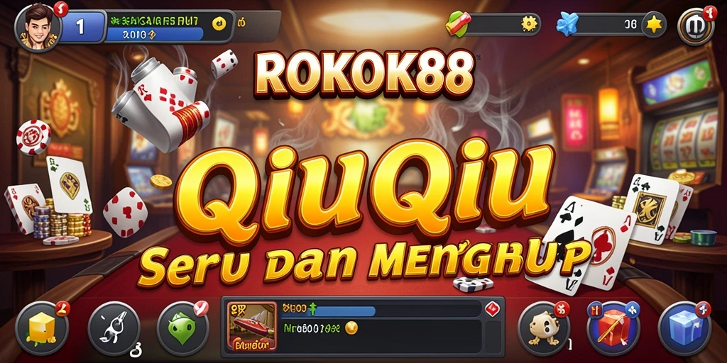 Tampilan gameplay QiuQiu yang seru dan interaktif.