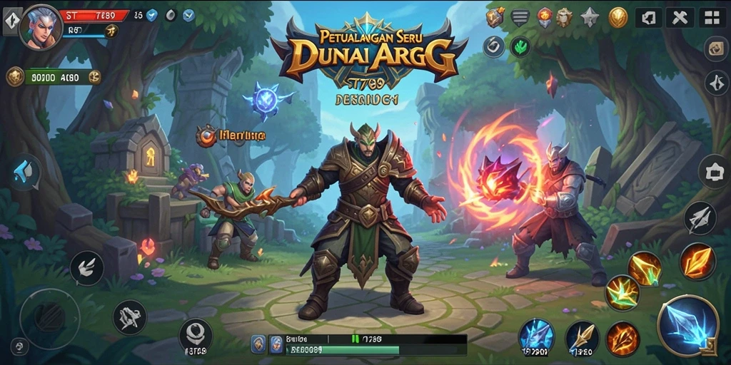 Tampilan gameplay ST789 yang seru dalam pertempuran ARPG.
