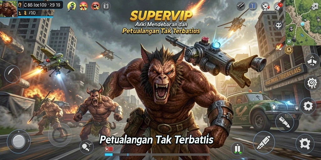 Gameplay mendebarkan dalam <strong>SUPERVIP</strong> dengan aksi seru dan grafis menawan.