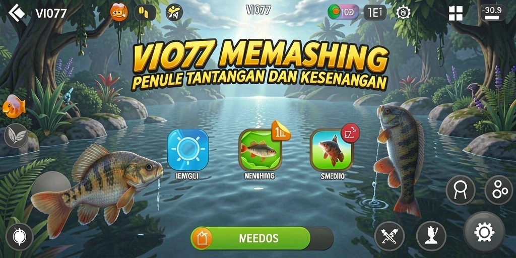 Tampilan gameplay VIO77 yang menarik dalam memancing.